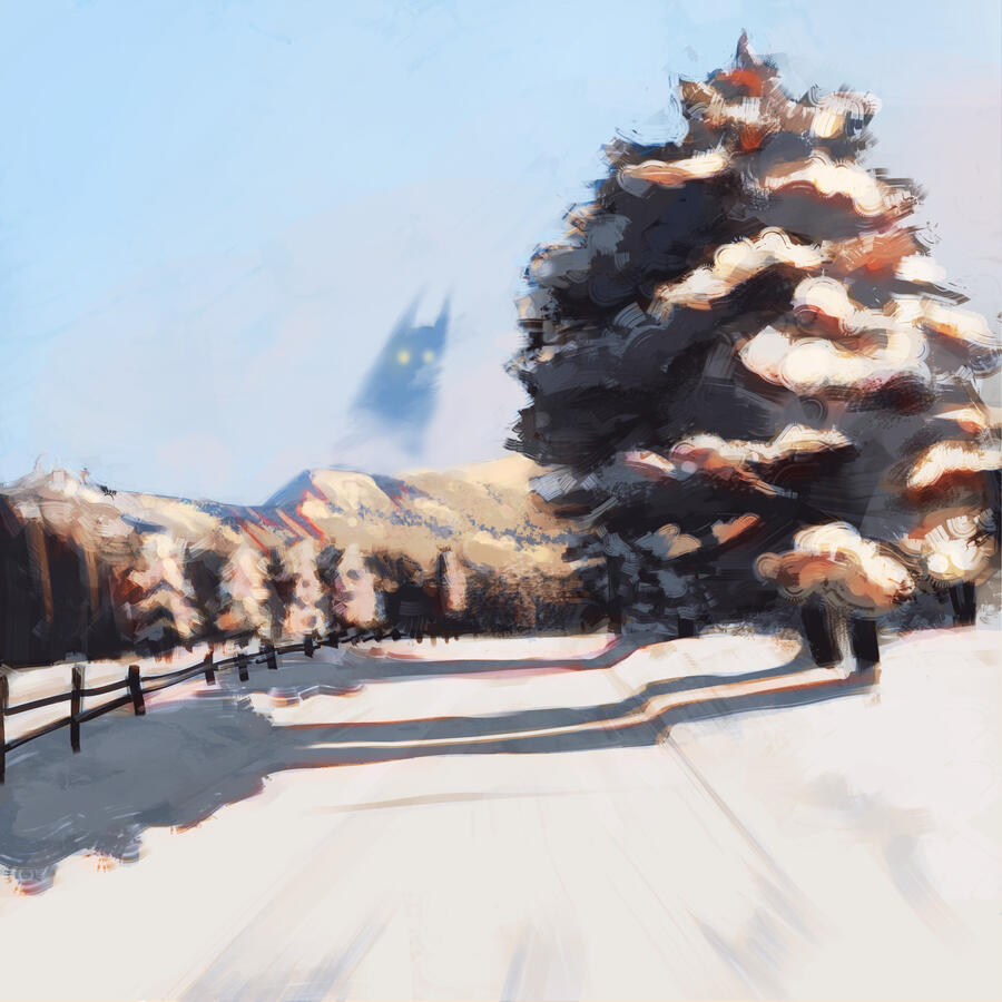 Distant Winter - Original Illustration