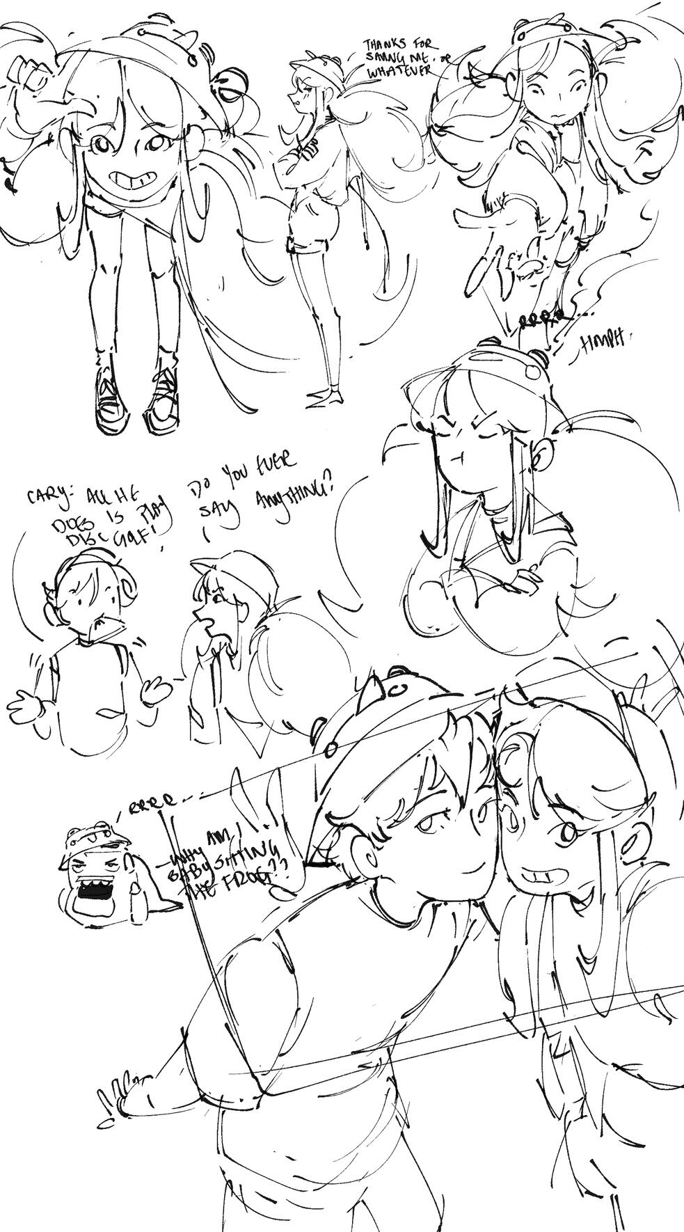 Fran exploration sketches