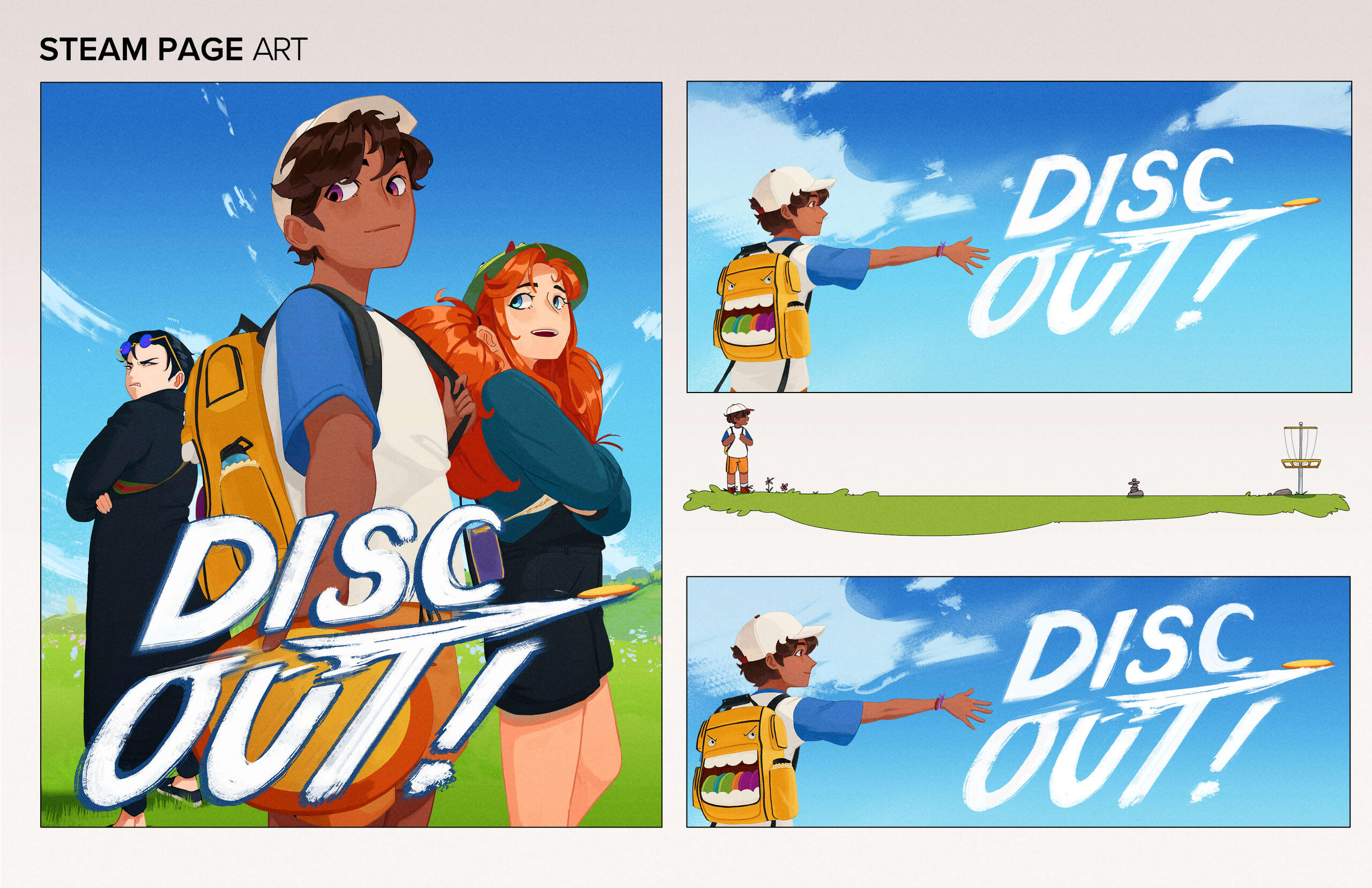 Capsule art for Steam advertising