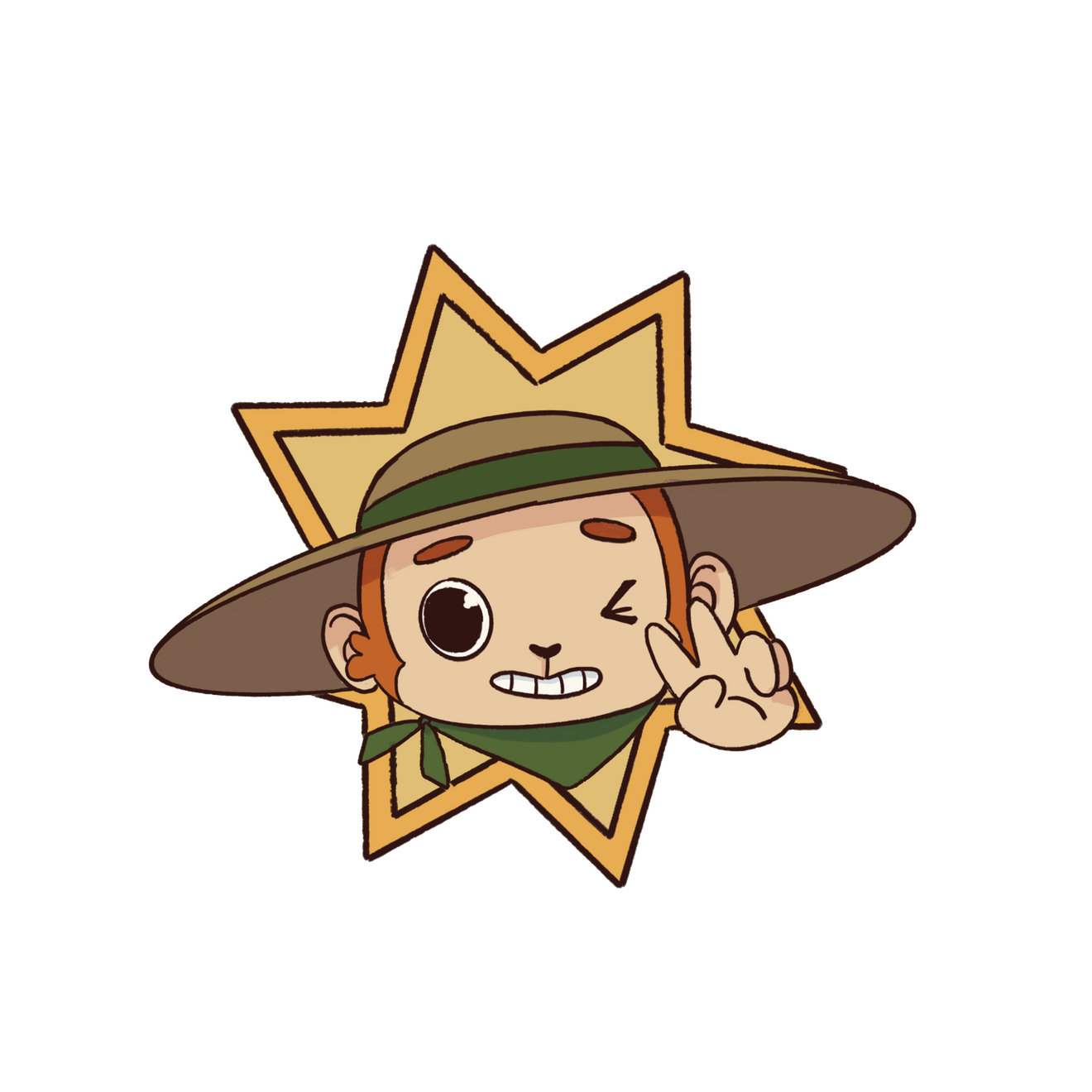 orangutan badge